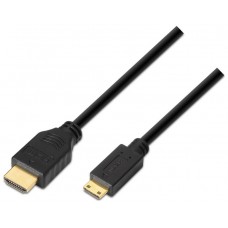 CABLE HDMI AISENS A MINI HDMI ALTA VELOCIDAD A/M-C/M NEGRO 1.8M