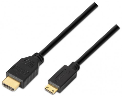 CABLE HDMI AISENS A MINI HDMI ALTA VELOCIDAD A/M-C/M NEGRO 1.8M