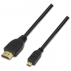 CABLE AISENS MICRO HDMI ALTA VELOCIDAD A/M-D/M NEGRO 0.8M