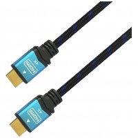 CABLE HDMI AISENS V2.0 PREMIUM 4K60HZ 18GBPS A/M-A/M 0.5M NEGRO AZUL