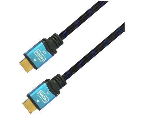 CABLE HDMI AISENS V2.0 PREMIUM 4K60HZ 18GBPS A/M-A/M 0.5M NEGRO AZUL