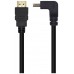 CABLE HDMI AISENS V2.0 ACODADO PREMIUM 4K60HZ A/M-A/M 1.0M