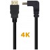 CABLE HDMI AISENS V2.0 ACODADO PREMIUM 4K60HZ A/M-A/M 1.0M