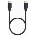 CABLE HDMI AISENS V2.0 PREMIUM 4K60HZ 18GBPS A/M-A/M 0.5M NEGRO