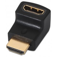 ADAPTADOR AISENS HDMI ACODADO A/H-A/M NEGRO