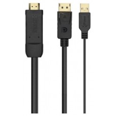 CABLE CONVERSOR AISENS ACTIVO HDMI A/M DISPLAYPORT V1.2/M 1.8M