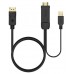 CABLE CONVERSOR AISENS ACTIVO HDMI A/M DISPLAYPORT V1.2/M 1.8M