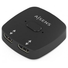 CONMUTADOR HDMI AISENS SWITCH 4K60HZ 2X1 NEGRO