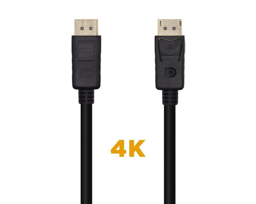 CABLE AISENS DISPLAYPORT V1.2 4K@60HZ DP M-DP M NEGRO 1.0M-DI2 CABLE AISENS DISPLAYPORT V1.2 4K@60HZ DP M-DP M NEGRO 1.0M