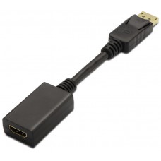 Aisens Conversor DISPLAYPORT/M-HDMI A/H negro 15cm