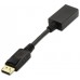 Aisens Conversor DISPLAYPORT/M-HDMI A/H negro 15cm