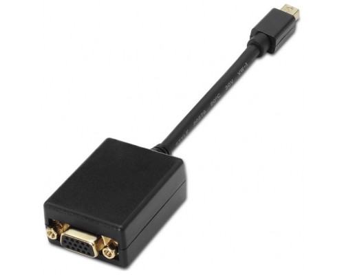 CONVERSOR AISENS MINI DISPLAYPORT A SVGA MDP/M-SVGA/H NEGRO 15CM