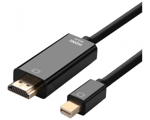 CABLE CONVERSOR AISENS MINI DISPLAYPORT A HDMI, MINI DP/M-HDMI/M NEGRO 2mts