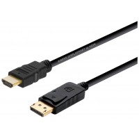 Aisens Cable Conversor Displayport/M-HDMI/M, 2.0m