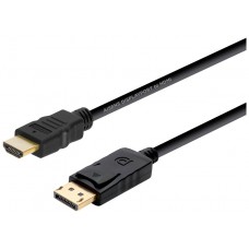 Aisens Cable Conversor Displayport/M-HDMI/M, 2.0m