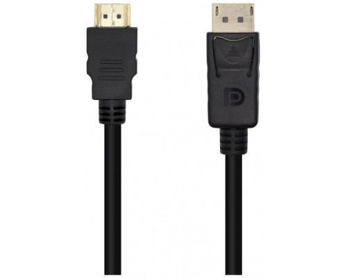 CABLE CONVERSOR AISENS DISPLAYPORT A HDMI DP/M-HDMI/M 1.0M