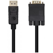 CABLE CONVERSOR AISENS DISPLAYPORT A VGA DP/M-VGA/M NEGRO 3.0M