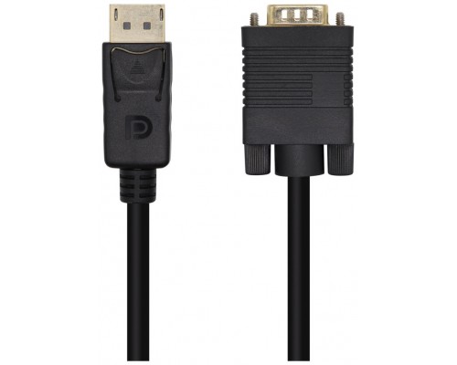 CABLE CONVERSOR AISENS DISPLAYPORT A VGA DP/M-VGA/M NEGRO 3.0M