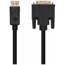 CABLE CONVERSOR AISENS DISPLAYPORT A DVI DP/M-DVI/M NEGRO 3.0M