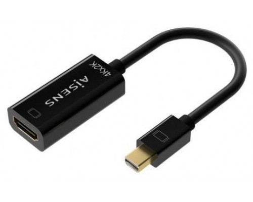 CONVERSOR AISENS MINI DISPLAYPORT V1.2 A HDMI V1.4 4K30HZ A/H 15CM