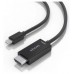 CABLE CONVERSOR AISENS MINI DP/M A HDMI/M 4K@60HZ NEGRO 0.6M