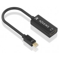 CONVERSOR AISENS MINI DP/M A HDMI/H 4K@60HZ NEGRO, 15CM
