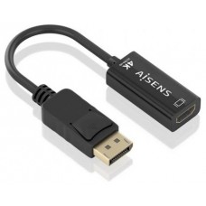 CONVERSOR AISENS DISPLAYPORT/M A HDMI/H 4K@60HZ NEGRO 15CM