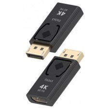 CONVERSOR AISENS DISPLAYPORT A HDMI 4K@60HZ DP/M-HDMI/H NEGRO