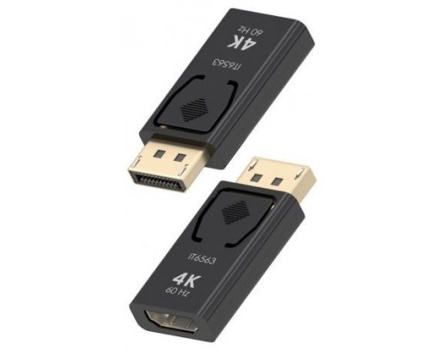 CONVERSOR AISENS DISPLAYPORT A HDMI 4K@60HZ DP/M-HDMI/H NEGRO