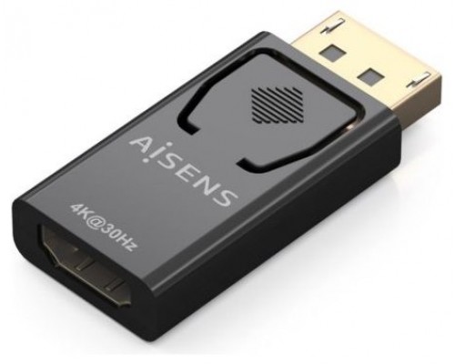 CONVERSOR AISENS DISPLAYPORT A HDMI 4K30HZ DP/M-HDMI/H NEGRO