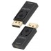CONVERSOR AISENS DISPLAYPORT A HDMI 4K30HZ DP/M-HDMI/H NEGRO
