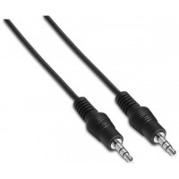 CABLE AISENS AUDIO ESTEREO JACK 3.5/M-JACK 3.5/M NEGRO 0.3M