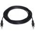 CABLE AISENS AUDIO ESTEREO JACK 3.5 M-JACK 3.5 M NEGRO 3.0M