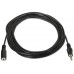 CABLE AISENS AUDIO ESTÃ?REO JACK 3.5 M-JACK 3.5 H NEGRO 1.5M