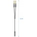 CABLE ADAPTADOR AISENS AUDIO JACK 3.5 4P/H-2XJACK 3.5 3P/M 25CM