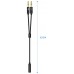 CABLE ADAPTADOR AISENS AUDIO JACK 3.5 4P/H-2XJACK 3.5 3P/M 25CM