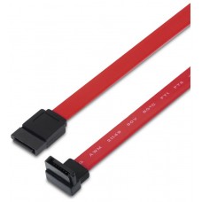 CABLE AISENS SATA III DATOS 6G DATOS ACODADO ROJO 0.5M