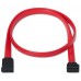 CABLE AISENS SATA III DATOS 6G DATOS ACODADO ROJO 0.5M