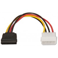 CABLE AISENS SATA ALIMENTACIÃ?N MOLEX 4PIN M-SATA/H 16CM