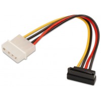 CABLE AISENS SATA ALIMENTACIÃ?N ACODADO MOLEX 4PIN M-SATA/H 16CM