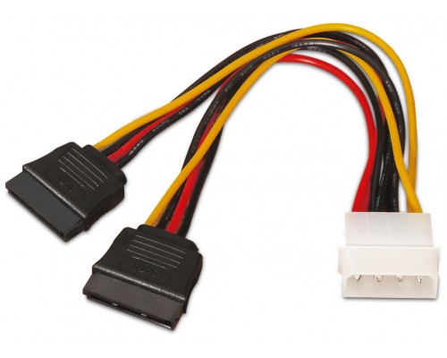 CABLE AISENS SATA ALIMENTACIÃ?N MOLEX 4PIN M-2XSATA/H 20CM