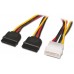 CABLE AISENS SATA ALIMENTACIÃ?N MOLEX 4PIN M-2XSATA/H 20CM