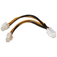 CABLE AISENS ALIMENTACIÃ?N 4PIN H-4+4PIN M 15CM