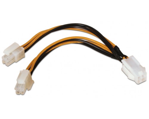 CABLE AISENS ALIMENTACIÃ?N 4PIN H-4+4PIN M 15CM