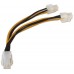 CABLE AISENS ALIMENTACIÃ?N 4PIN H-4+4PIN M 15CM