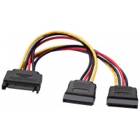 CABLE AISENS SATA ALIMENTACIÃ?N SATA M-2XSATA/H 20CM