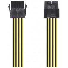 CABLE ALIMENTACION AISENS 8PIN H-4+4PIN M 30CM