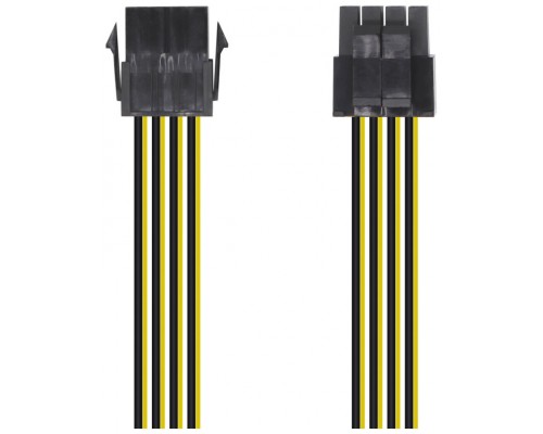 CABLE ALIMENTACION AISENS 8PIN H-4+4PIN M 30CM