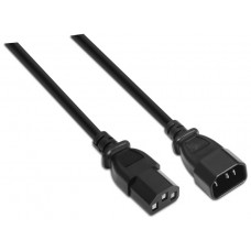 CABLE ALIMENTACION AISENS CPU C13/H-C14/M NEGRO 1,5mts