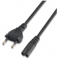 CABLE ALIMENTACION AISENS FORMA 8 CEE7 16 M-C7 H NEGRO 1.5M